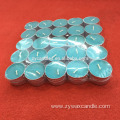 color white wax 14g 4hours gold tealight candles